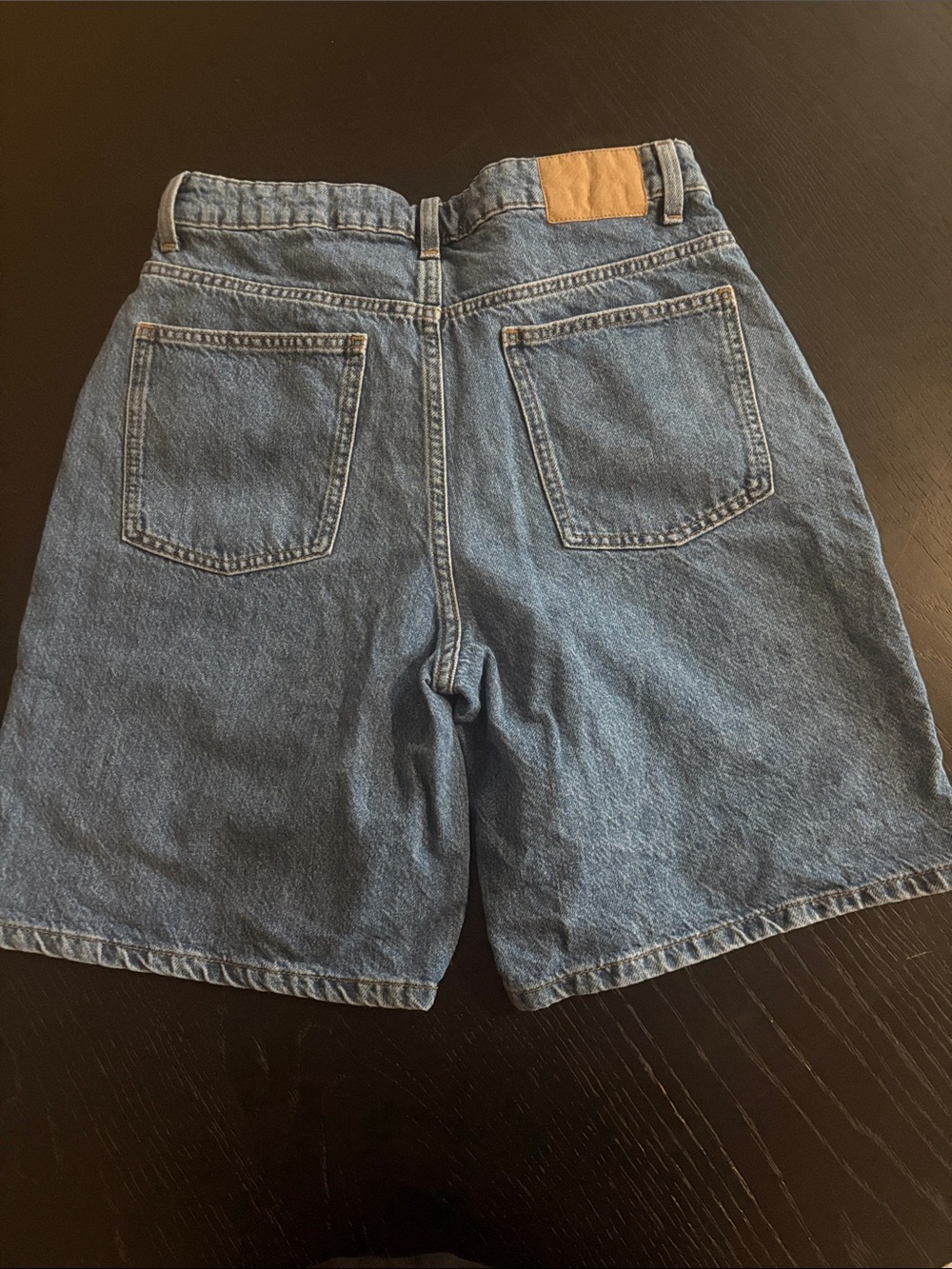 Cotton On Vintage Blue High-Rise Denim Jorts - Picture 4 of 4